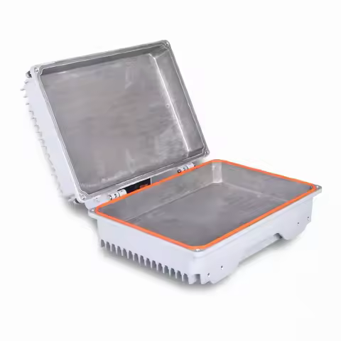 OEM Custom Manufacturing Electrical Case Cooling Aluminium Extruded Enclosure For Electronic Device