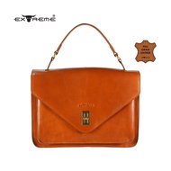 Extreme Leather Top Handle Document Bag / Beg Dokumen Kulit dengan Pemegang Atas
