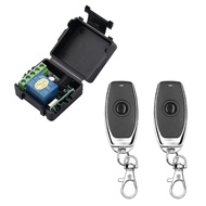 433Mhz DC12V 10A Relay 1CH RF Receiver Module and Remote Controls For LED Remote Controland Remote L