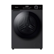 [จัดส่งพร้อมติดตั้ง] HISENSE เครื่องซักอบผ้าฝาหน้า WD105M3 10.5/7 กก. 1400RPM อินเวอร์เตอร์ สีดำ จัด