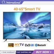 Android 14.0 TV 40 43 46 50 55 65 inch 4K Smart TV UHD LED DVB-T2/MYTV/WiFi/Bluetooth/Netflix/YouTub