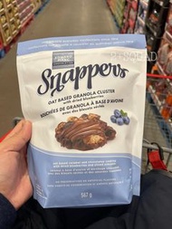 ［ 加拿大代購  ✈️直運］美國製SNAPPERS OAT BASED CLUSTER 燕麥牛奶藍莓麥片脆餅 567g