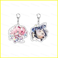 Honkai: Star Rail Acrylic Keychain Cipher Pendant Hyacinthia Bags Accessories Game Anime Periphery