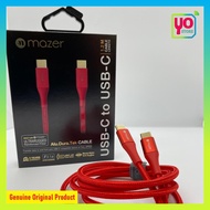Mazer ALU.DURA.TEK USB-C to USB-C Cable 1.2M - (RED