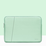 Baona BN-Q004 PU Leather Laptop Bag - Mint Green, Fits 13"/13.3"/14" Laptops