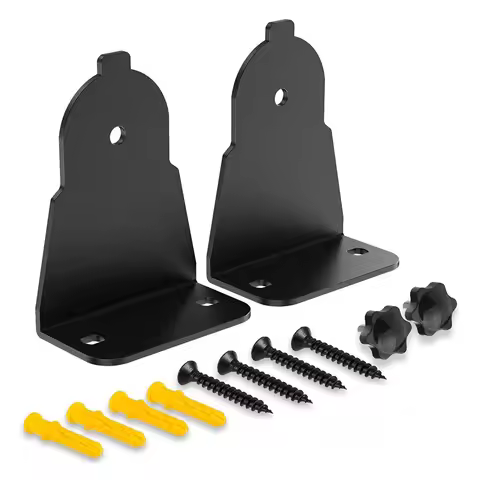 2pcs Wall Mounting Soundbar Steel Brackets w/screws Kit for Samsung Curved Audio Speakers AH61-03943