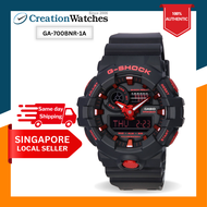 Casio G-Shock X Ignite Red Series Analog Digital Quartz GA-700BNR-1A GA700BNR-1 200M Mens Watch