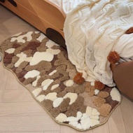 Bedroom Bedside Carpet Brown Irregular Moss Children's Room Floor Mat Dopamine Cloakroom Living Room