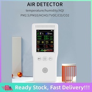 allworld-MY Air Quality Monitor  Geevorks Portable Detector 9 In 1 Temperature Humidity PM2.5 PM10 H
