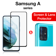 Genesis Samsung Screen Protector Phone Tempered Glass For Galaxy A55 A35 A54 A53 A34 A14 5G A73 A33 A22 A42 A32 A13 A52 A52S A51 Camera Lens