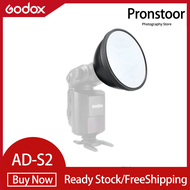 Godox AD-S2 Standard Reflector with Soft Diffuser for WITSTRO Flash Speedlite AD200 AD180 AD360 AD36