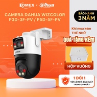 Dahua WiFi Camera 2 lenses P3D-3F-PV / P5D-5F-PV ( Picoo Dual ) alarm lights and siren, sound custom