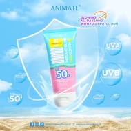 GLAM - ANIMATE Sunscreen Glowing - Glowing Sunblock 5 Protection 60gr - Hybrid Sunscreen