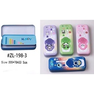 [PCS] 2-Tier Tin PENCIL CASE ZL-198-3 2-Tier Tin PENCIL CASE ZL198 Tin PENCIL CASE/