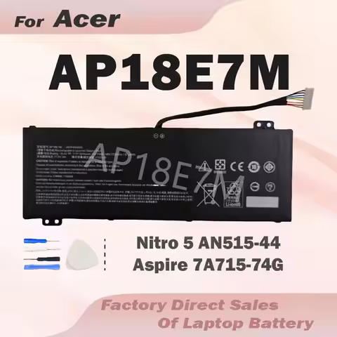 AP18E7M AP18E8M Laptop Battery for Acer Nitro 5 AN515-54 AN517-51 AN515-55 AN515-44 AN515-43, Nitro 