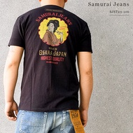 Samurai JEANS Summer Printed Pure Cotton T-Shirt Couple Male Same Style