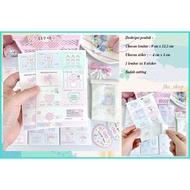 1 Pcs Cute Journal Decorative Stickers Aesthetic Decor Journal Stickers Diary Book Stickers Planner 