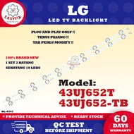 ( NEW ) 43UJ652T / 43UJ652-TB LG 43 INCH LED TV BACKLIGHT ( LAMPU TV ) 43" LG BACKLIGHT 43UJ652 43UJ