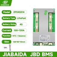 JBD BMS 4S Lifepo4 12V 100A 120A 80A Charge Discharge with Balance Temp Sensor Series JIABAIDA BMS