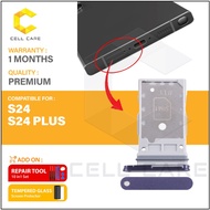Sim Tray Card Holder + MMC Tray For Samsung S24 S921B / S24 Plus S926B