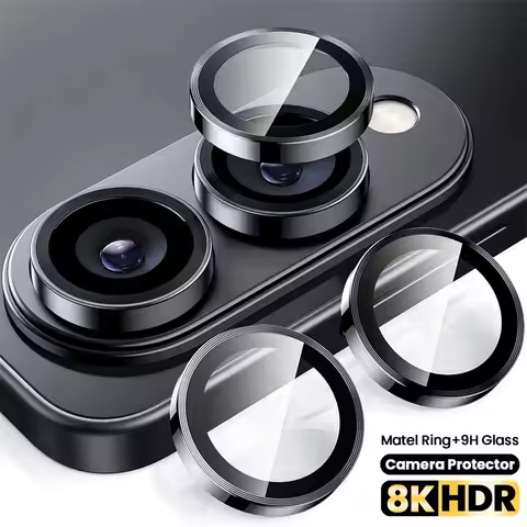Metal Ring Camera Protector Case For Samsung Galaxy S25 Edge 5G 2025 Rear Lens Glass On Samung Sumsu