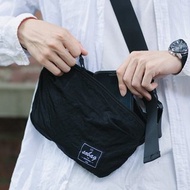 sobag黑色小眾日系百搭胸包男山系機能騎行包防潑濺尼龍運動挎包