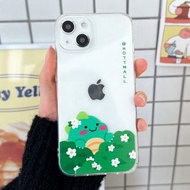 iPhone 16/15/14/13/12/11/XS/XR/7/8/SE2/SE3 Dinosaur Transparent Phone Case