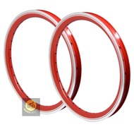 MERAH Alloy Bicycle Rim 16 349 28 Hole Rim Brake Red Happy Cycling