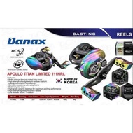 Banax APOLLO TITAN LIMITED 111HRL BAITCASTING FISHING REEL