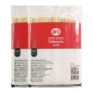 Aero Food Skewers 6 Inches 500 g. x 2 (ARO Bamboo Stick 6" 500 g x 2)