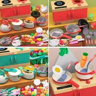 Play Kitchen Toys For Boys And Girls Realistic Cooking And Baking Mini Kitchen Set - K0p8