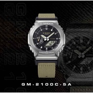 G-*/shock GM-2100C-5AJF Silver Black cowboy strap Steel Sports Watch unisex waterproof watch s184