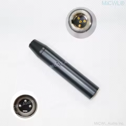 3Pin XLR Phantom Power 48V Adapter For Shure WL185 WL-93 WL84A PGA31 Beta98 SM35 Microphone Headset 