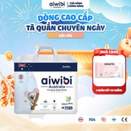 Aiwibi Light Feather Premium Diapers/Pants for Baby Super Absorbent, Spill-Proof Large Pack M/L/XL/X