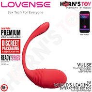 (SG) LOVENSE Vulse Lush 3 Type App Controlled Wearable Hands Free Thrusting Female Egg underwear Outdoor Vibrator Sex Toys for Women Horn's Toy