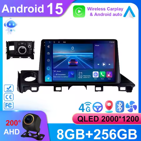 Android 15 For Mazda 6 Mazda6 III 3 GJ GL ATZ 2015 - 2019 Car Dvd Radio Stereo Multimedia Player GPS