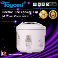 TOYOMI Rice Cooker &amp; Warmer 1.8L - RC 948