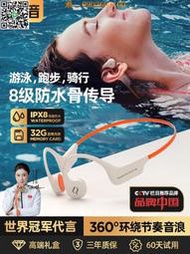 【惠惠市集】奢音真骨傳導藍牙耳機專業用游泳運動跑步防水無線不入耳頸掛脖式