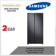 SAMSUNG RS62R5004B4/SS SpaceMax SIDE BY SIDE 647L ENERGY RATING 2 TICKS - 2 YEARS WARRANTY