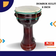 Bas Dumbuk Ukuran 8 inch Bahan Kulit Kambing Bas Rebana