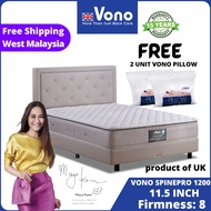 (FREE SHIPPING) Vono Spine Pro 1200 Mattress/Tilam/Single/Super Single/Queen/King