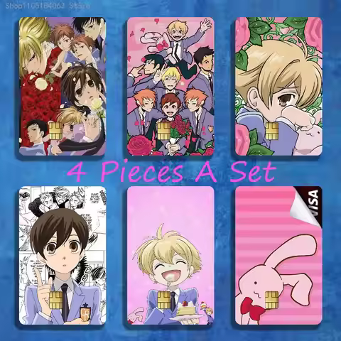 OHSHC O-Ouran High S-School Host Club Stickers Credit Visa Debit Bank Charge Card Bus Metro Waterpro