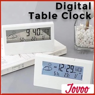 Multifunction Digital Time Table Clock Study Desk Table Decoration Jam Digital Meja Stationery Table