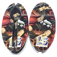 LS DESIGN 磁吸 槍箱2件組  橢圓長波 玫瑰花  1組