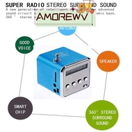 AMOR12WV Car Radio Outdoor Mini FM Radio Automobile Accessories Retro Speaker