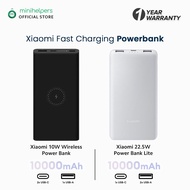 Xiaomi Mi Powerbank Lite / Powerbank 3 / Wireless Powerbank Latest Ultra Fast Charging 10000 mAh Battery Capacity 10W 22.5W 200g Weight USB A Type C 3 Ports Supports Multiple Devices Wireless Charging