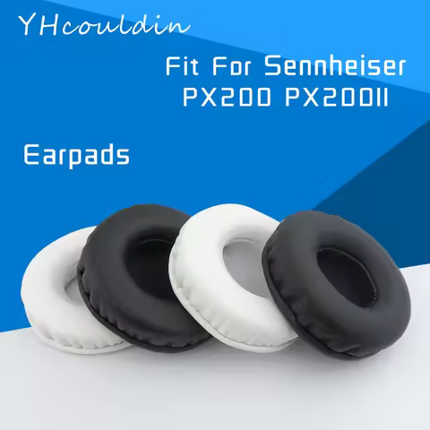YHcouldin Earpads For Sennheiser PX200 PX200II Headphone Accessaries Replacement Leather
