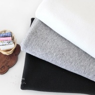 rib 2by2 white BLACK NAVY GRAY royal blue 2 by 2 2x2 ribbing fabric