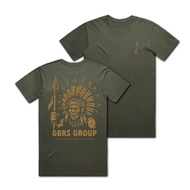 Men's GBRS Group Chief Graphic Tee 200GSM Soft Cotton Tactical Military Streetwear Short Sleeve 4.3