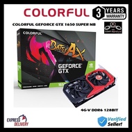 COLORFUL GEFORCE GTX 1650 SUPER NB 4G-V DDR6 128BIT GRAPHIC CARD GTX1650 SUPER
